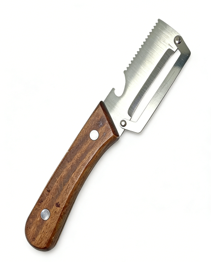 ที่ปอกเปลือกสแตนเลส 304 ไซส์จัมโบ้ หน้ากว้างพิเศษ | มีดปอกมัลติฟังก์ชัน 3-in-1 ปอก/สไลด์/หั่นฝอย | คมกริบ ไม่เป็นสนิม ด้ามจับถนัดมือ