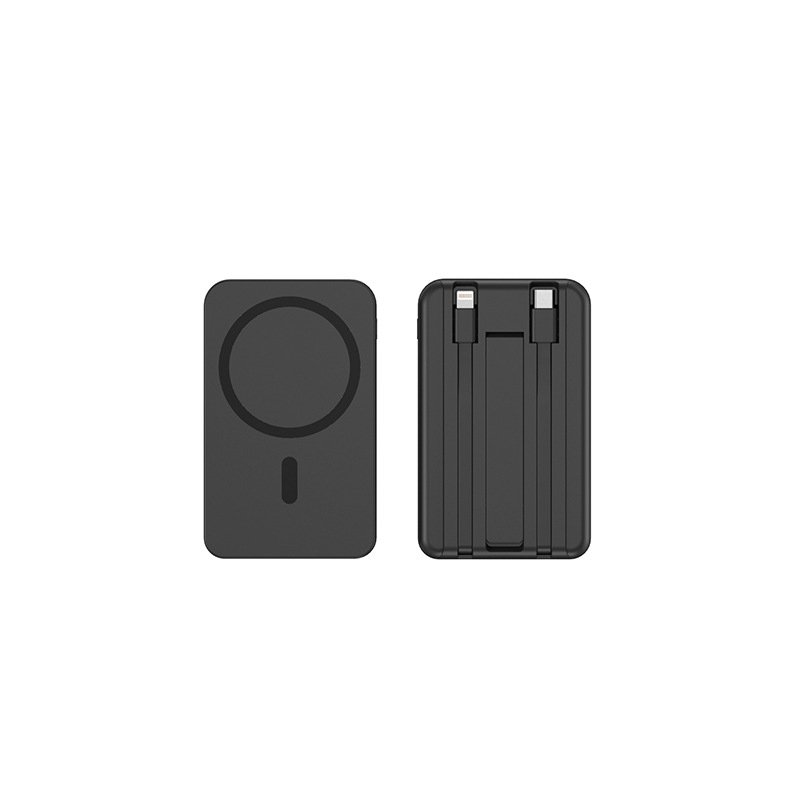 พาวเวอร์แบงค์ชาร์จไร้สายแม่เหล็ก 10000mAh มีขาตั้ง พกขึ้นเครื่องได้ ไม่โดนยึด แท้มาตรฐาน 3C