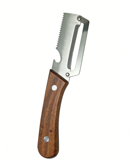 ที่ปอกเปลือกสแตนเลส 304 ไซส์จัมโบ้ หน้ากว้างพิเศษ | มีดปอกมัลติฟังก์ชัน 3-in-1 ปอก/สไลด์/หั่นฝอย | คมกริบ ไม่เป็นสนิม ด้ามจับถนัดมือ