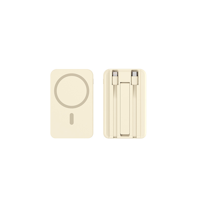 พาวเวอร์แบงค์ชาร์จไร้สายแม่เหล็ก 10000mAh มีขาตั้ง พกขึ้นเครื่องได้ ไม่โดนยึด แท้มาตรฐาน 3C