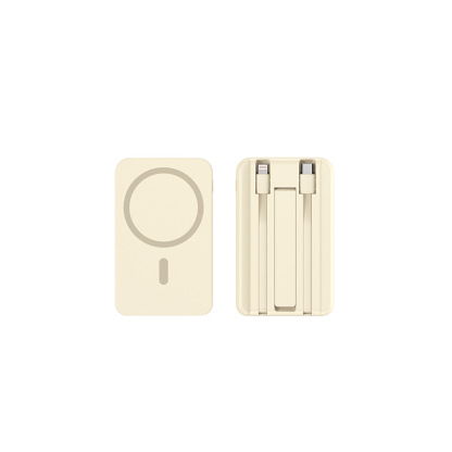 พาวเวอร์แบงค์ชาร์จไร้สายแม่เหล็ก 10000mAh มีขาตั้ง พกขึ้นเครื่องได้ ไม่โดนยึด แท้มาตรฐาน 3C