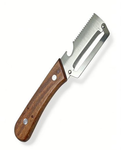 ที่ปอกเปลือกสแตนเลส 304 ไซส์จัมโบ้ หน้ากว้างพิเศษ | มีดปอกมัลติฟังก์ชัน 3-in-1 ปอก/สไลด์/หั่นฝอย | คมกริบ ไม่เป็นสนิม ด้ามจับถนัดมือ