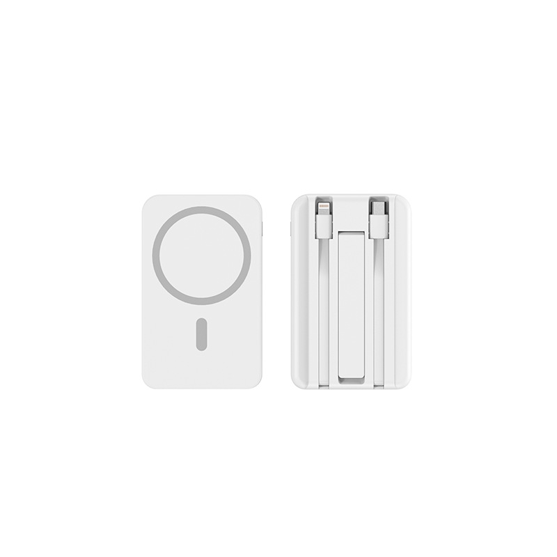 พาวเวอร์แบงค์ชาร์จไร้สายแม่เหล็ก 10000mAh มีขาตั้ง พกขึ้นเครื่องได้ ไม่โดนยึด แท้มาตรฐาน 3C