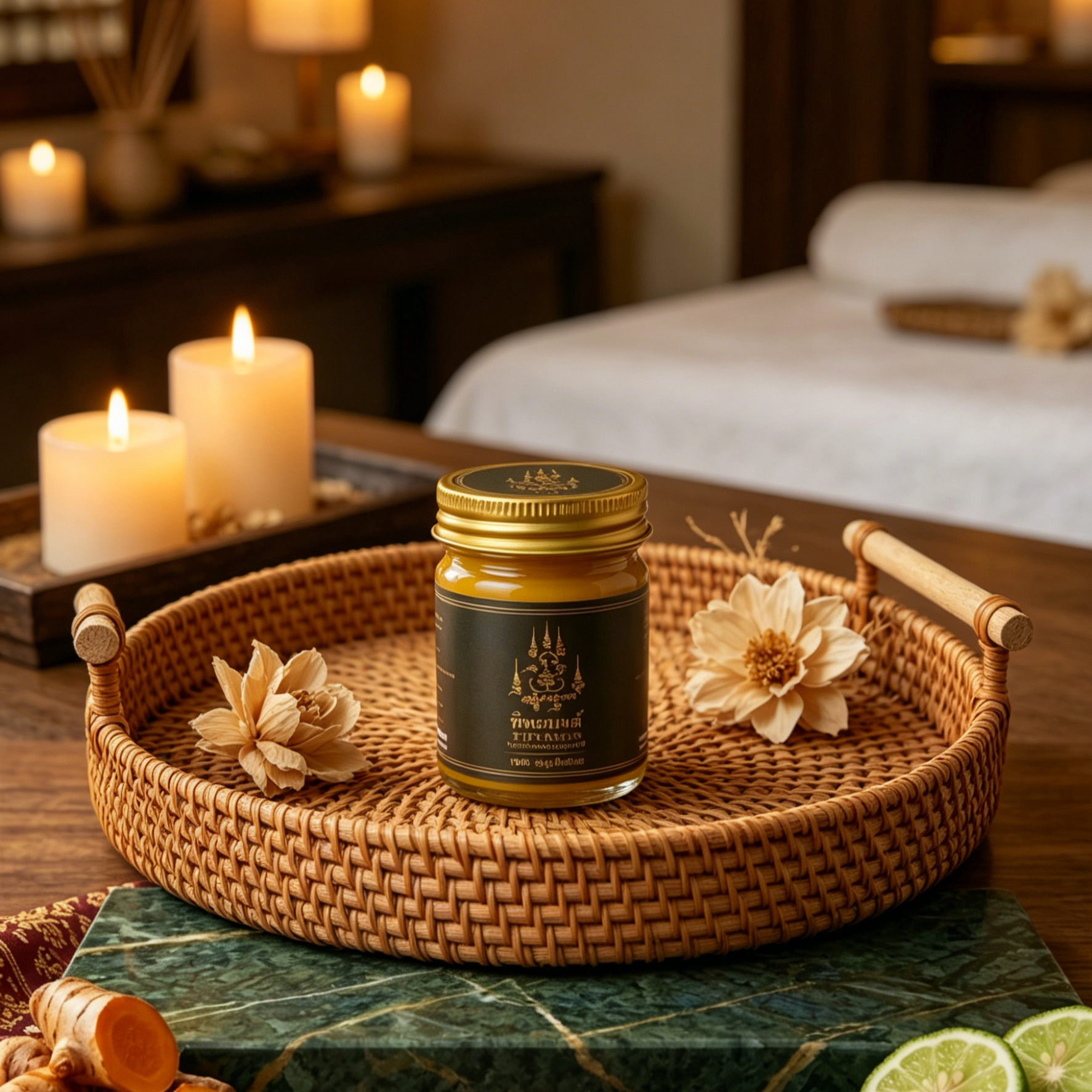 น้ำมันสมุนไพรศักดิ์สิทธิ์ | บาล์มสมุนไพรหายากบรรเทาอาการปวด | สูตรอุ่นซึมลึก | คลายกล้ามเนื้อ คอ บ่า ไหล่ หลัง