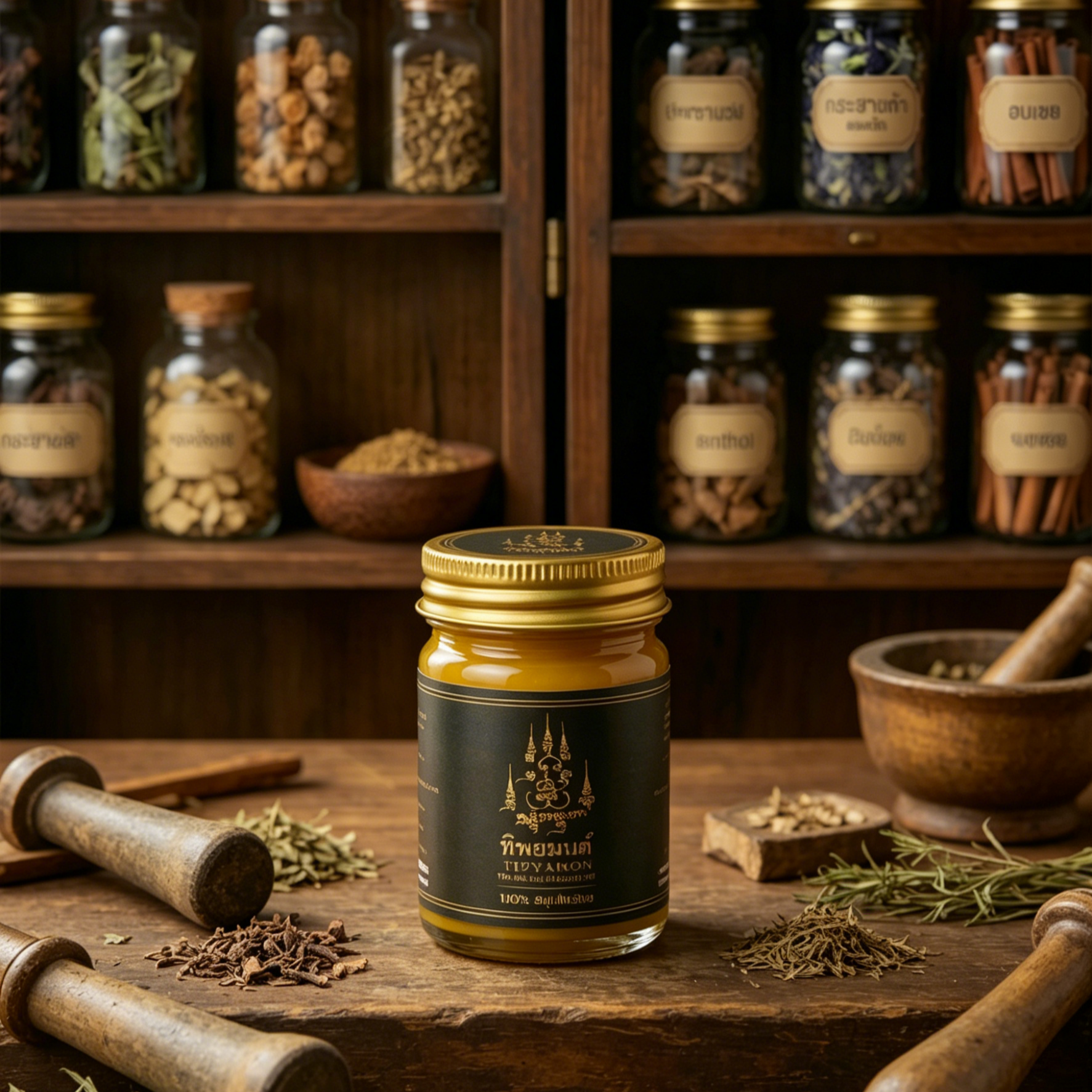 น้ำมันสมุนไพรศักดิ์สิทธิ์ | บาล์มสมุนไพรหายากบรรเทาอาการปวด | สูตรอุ่นซึมลึก | คลายกล้ามเนื้อ คอ บ่า ไหล่ หลัง