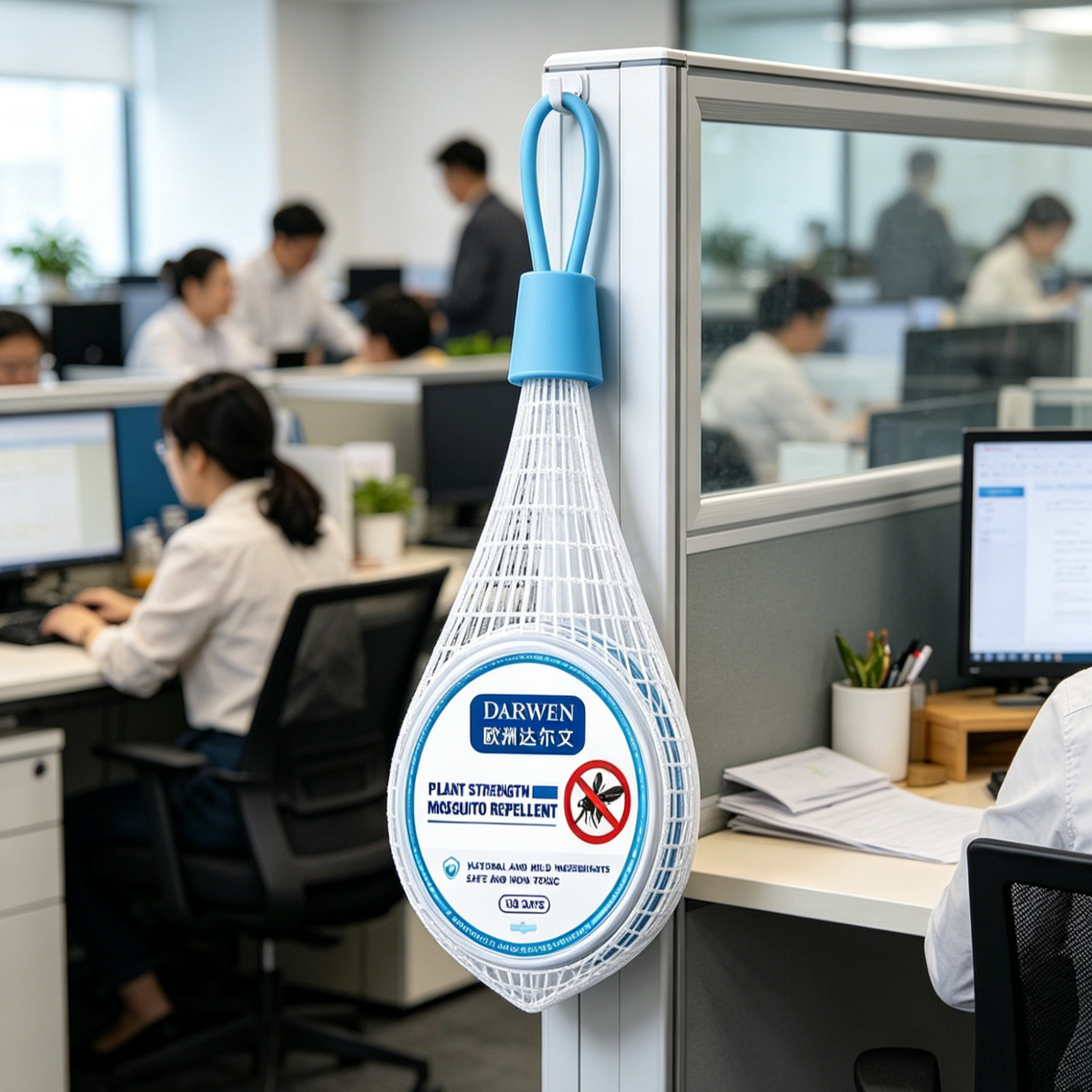 ที่แขวนไล่ยุง ปกป้อง 24 ชั่วโมง | นวัตกรรมเกราะป้องกันไร้กลิ่น ปลอดภัยสำหรับแม่และเด็ก