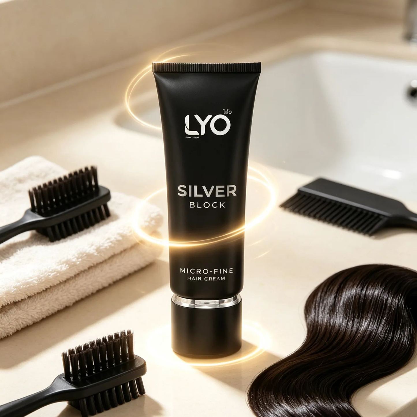 ครีมปิดผมขาว นวัตกรรมแสงปิดหงอก ทางเลือกคนแพ้ยาย้อมผม ไม่ต้องล้างออก | Lyo