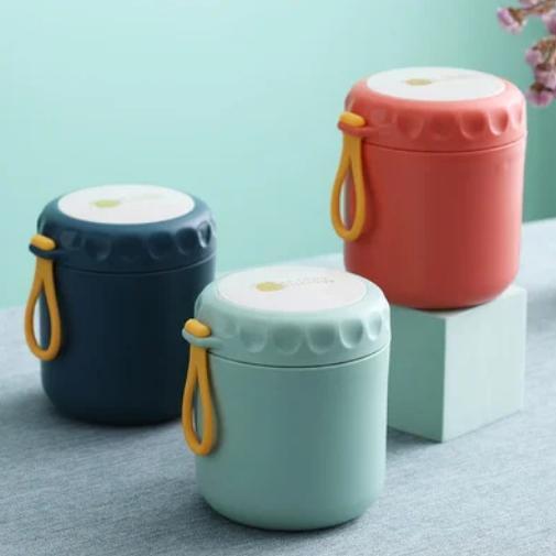 Outdoor Breakfast Container Portable Soup Thermos Jar