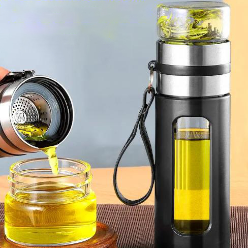 Explosion-Proof Tea & Water Separation Bottle