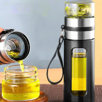 Explosion-Proof Tea & Water Separation Bottle
