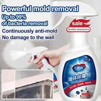 Wall mildew remover, wall mildew removal, mildew removal and cleaning