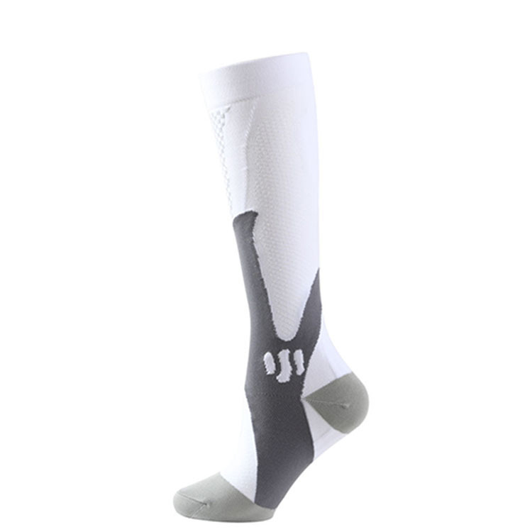 Fiber silk sports compression socks