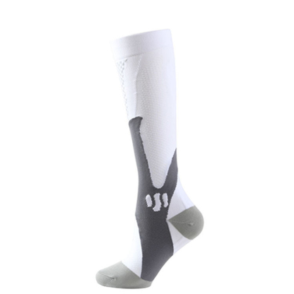 Fiber silk sports compression socks