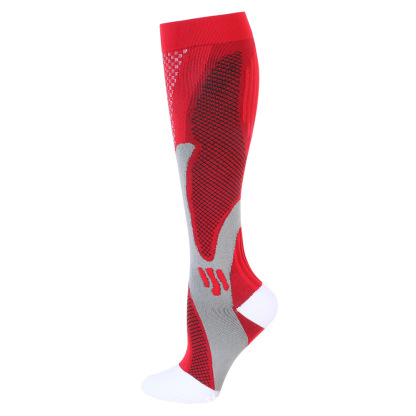Fiber silk sports compression socks