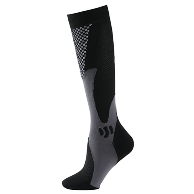 Fiber silk sports compression socks