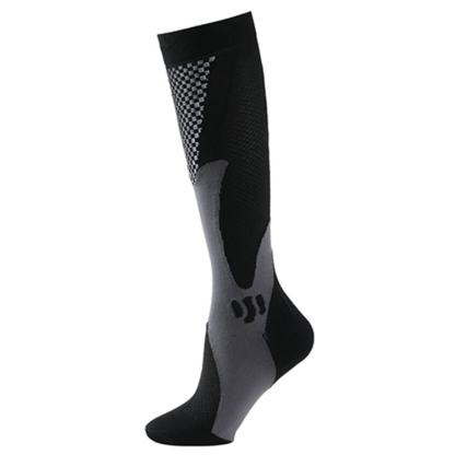 Fiber silk sports compression socks