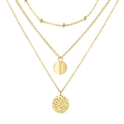 Bohemian Coin Multilayer Necklace Retro Layered Handmade Woman Choker Collar Necklace Jewelry Gift for Her