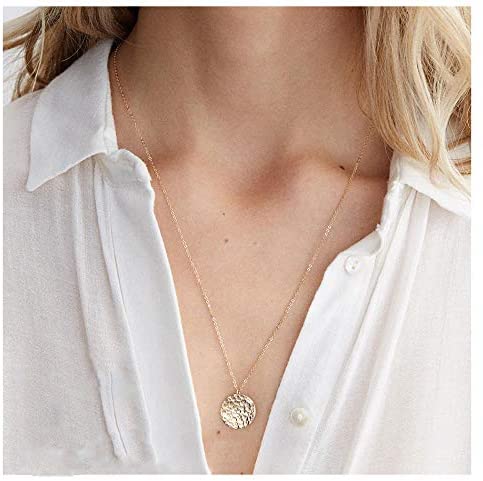 Bohemian Coin Multilayer Necklace Retro Layered Handmade Woman Choker Collar Necklace Jewelry Gift for Her