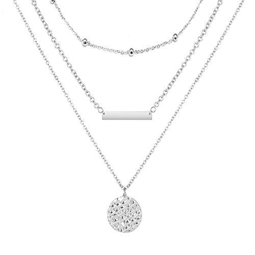 Bohemian Coin Multilayer Necklace Retro Layered Handmade Woman Choker Collar Necklace Jewelry Gift for Her