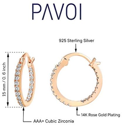 Minimalist 100% 925 Silver Exquisite Color Hoop Earrings  Women's Fashion Popular High-quality Jewelry Birthday Prom Giftss