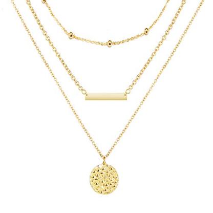 Bohemian Coin Multilayer Necklace Retro Layered Handmade Woman Choker Collar Necklace Jewelry Gift for Her