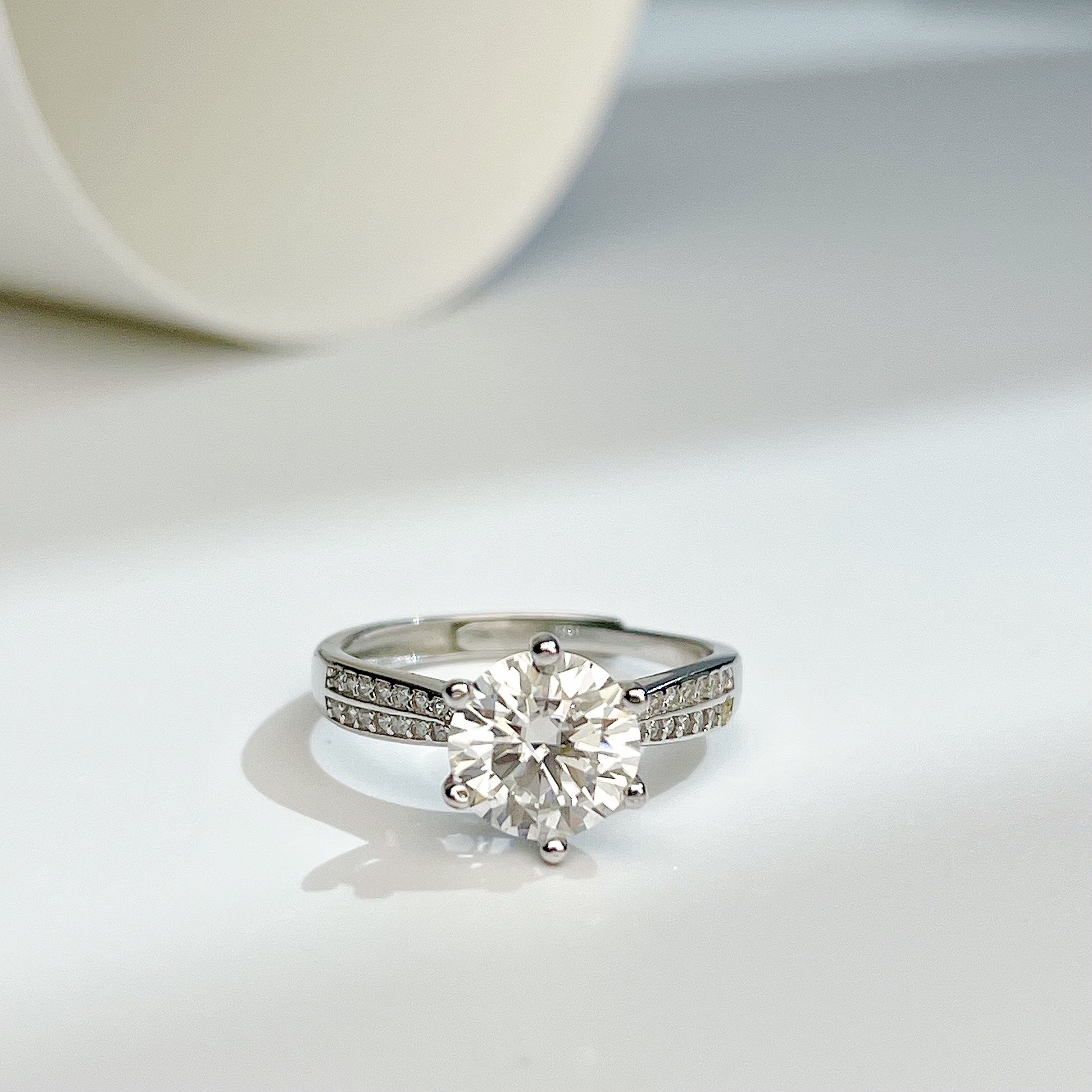 Double Halo Princess Women’s Ring