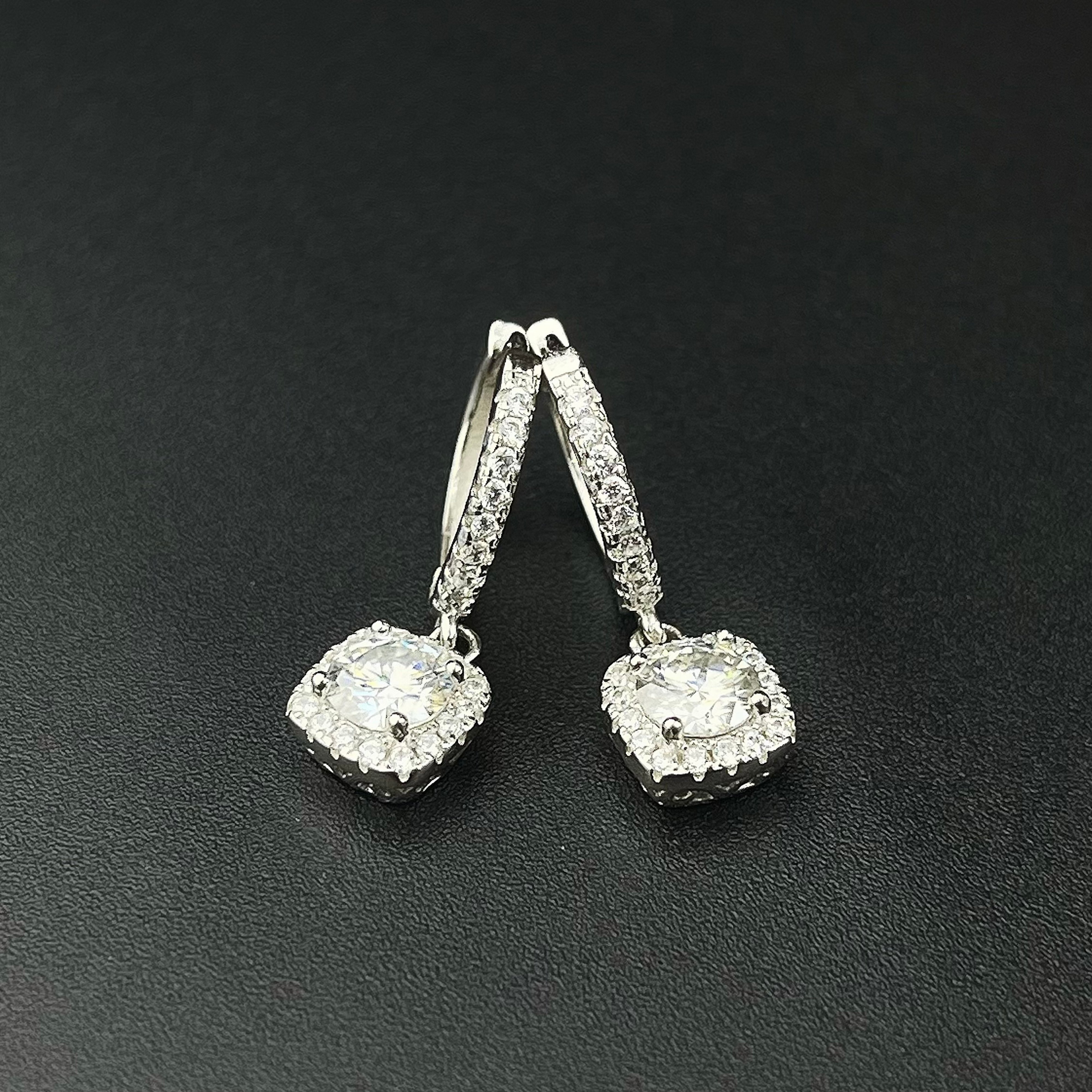 Square Bag Earrings for Women