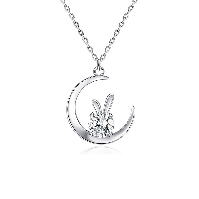 Moon Rabbit Women's Necklace