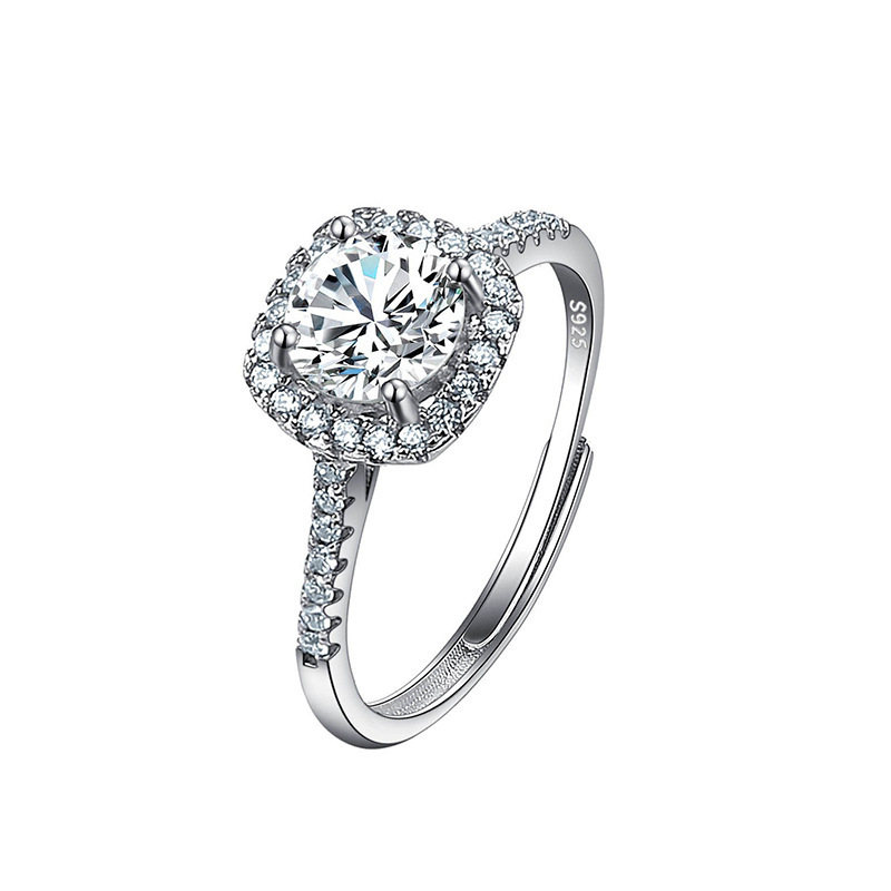 Square Design Simple Women’s Ring