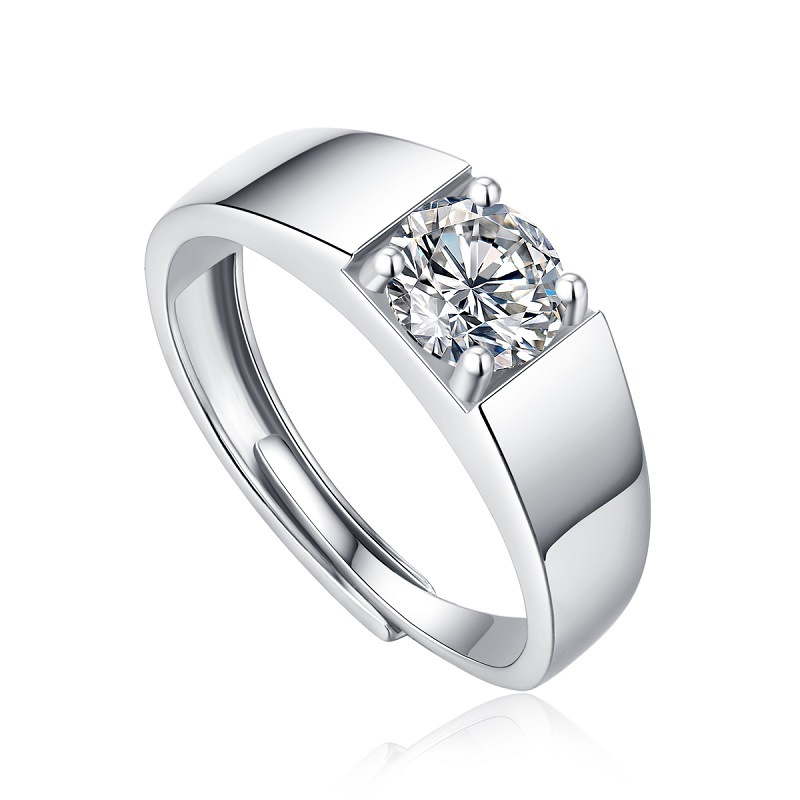 Simple men's ring