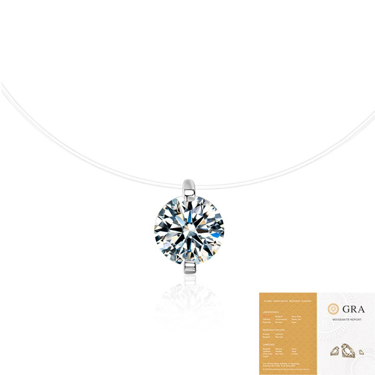 Angel Heart Moissanite Women’s Necklace