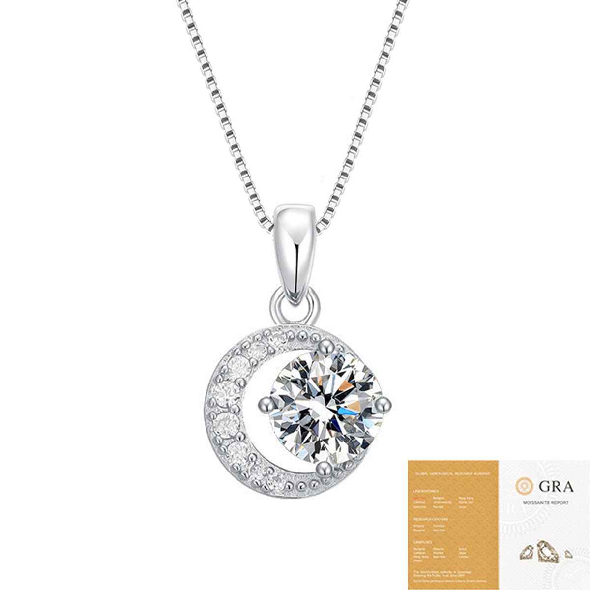 Crescent necklace
