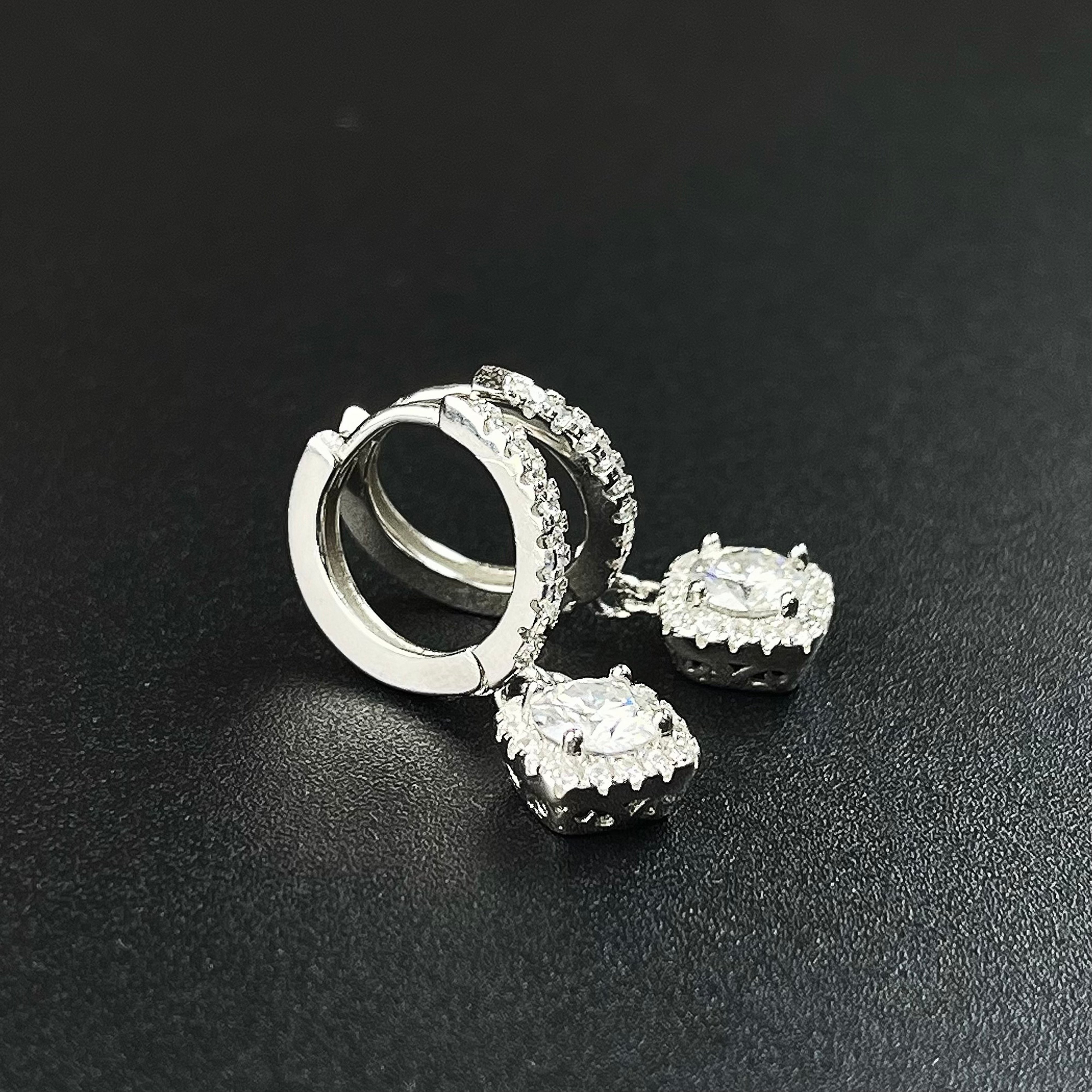 Square Bag Earrings for Women