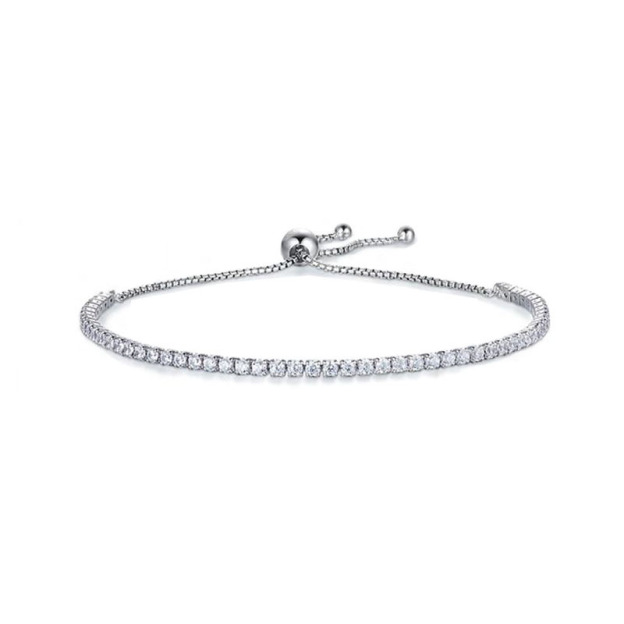 Row Diamond Women’s Bracelet