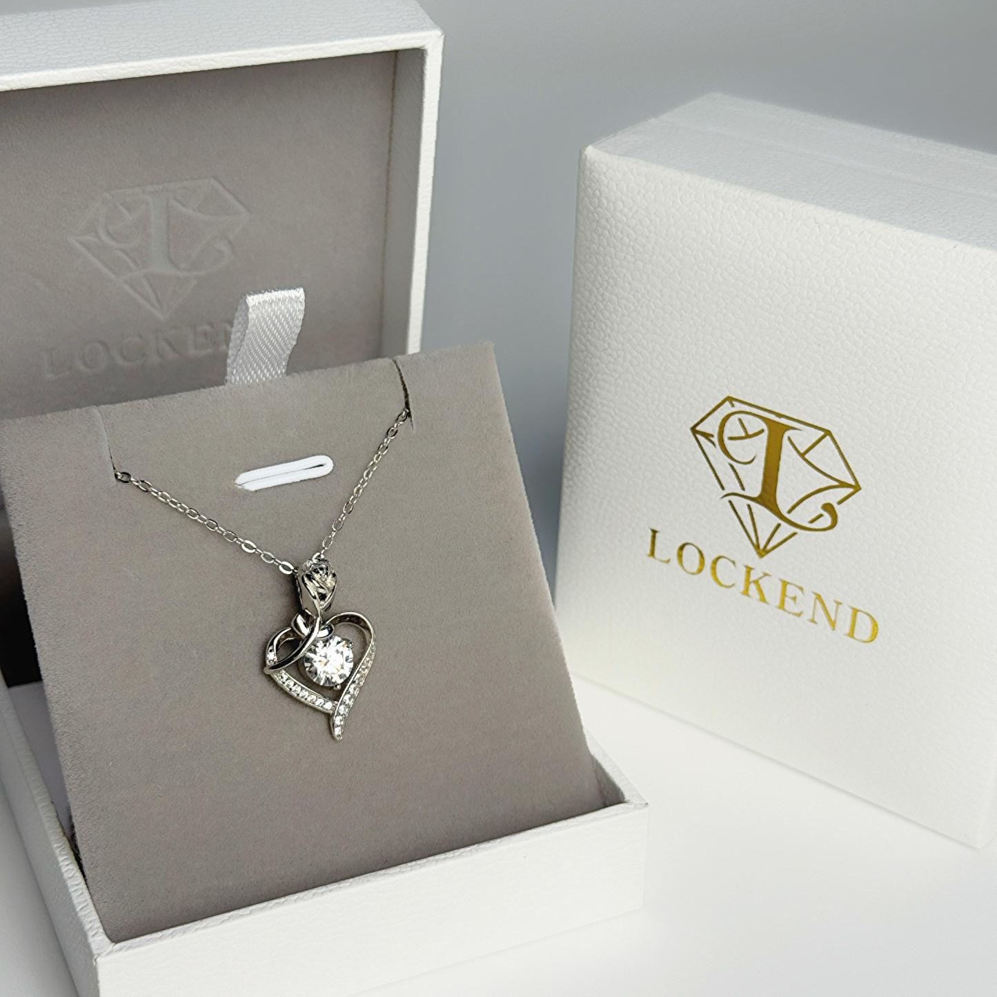 Rose Heart Design Women’s Necklace