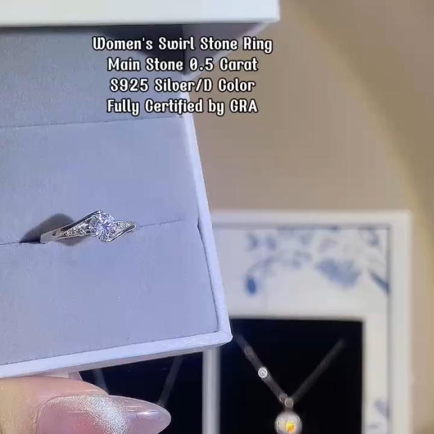 Elegant Spiral Women's Ring