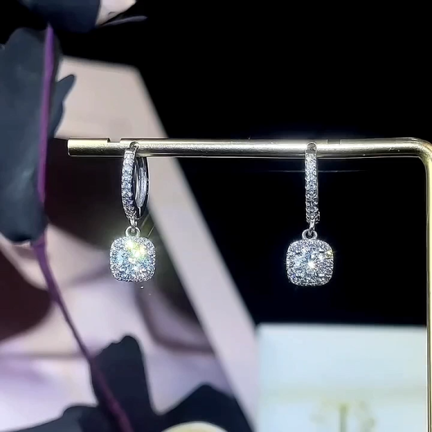 Square Bag Earrings for Women