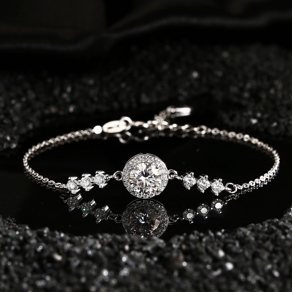 Simple Round Bag Bracelet for Women