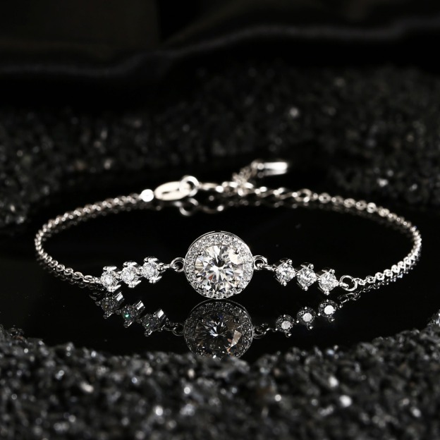 Simple Round Bag Bracelet for Women