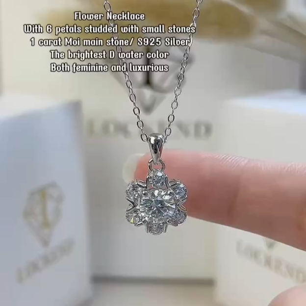 Classic Snowflake Women’s Necklace