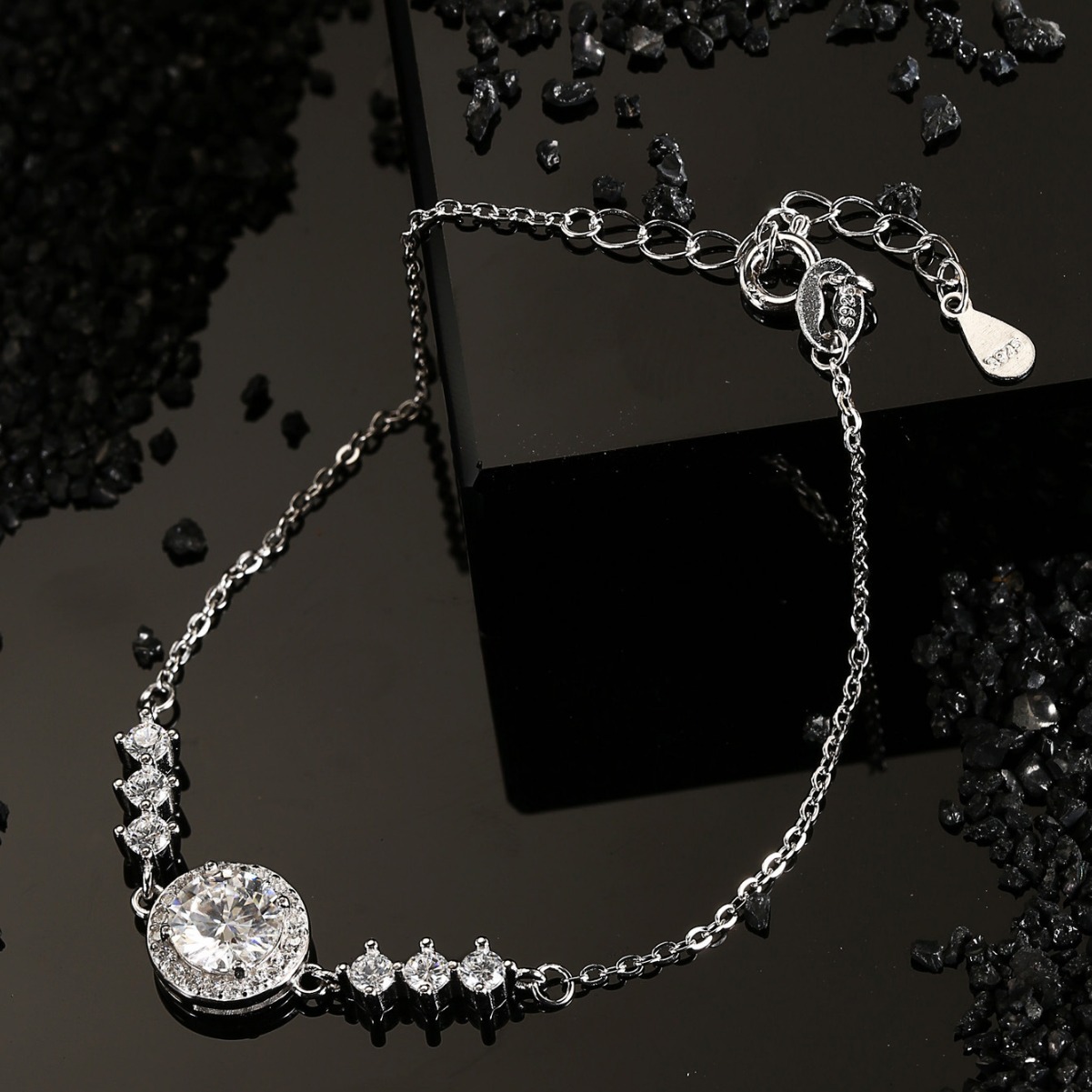 Simple Round Bag Bracelet for Women