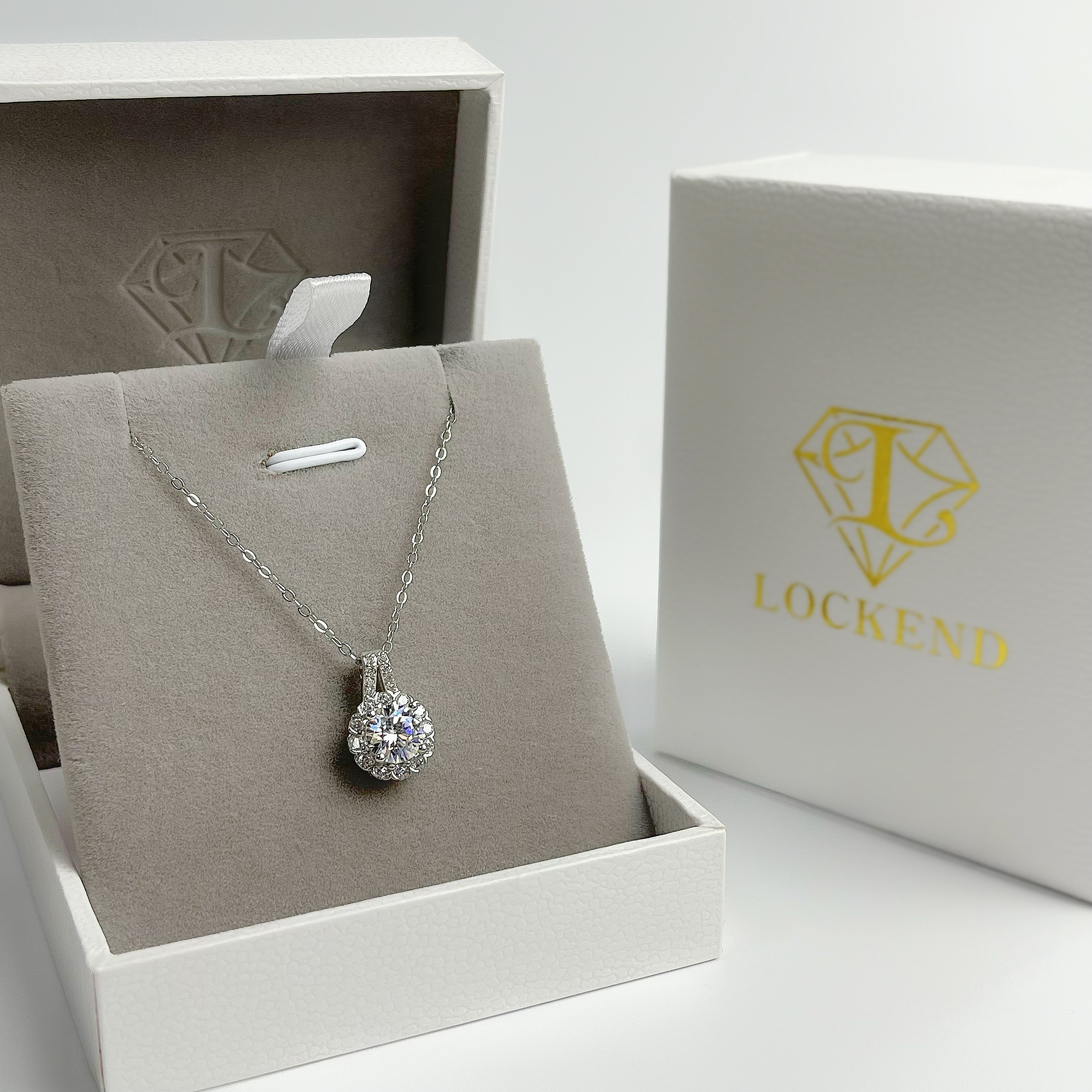 Princess Floral Round Pendant Necklace