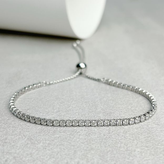 Row Diamond Women’s Bracelet