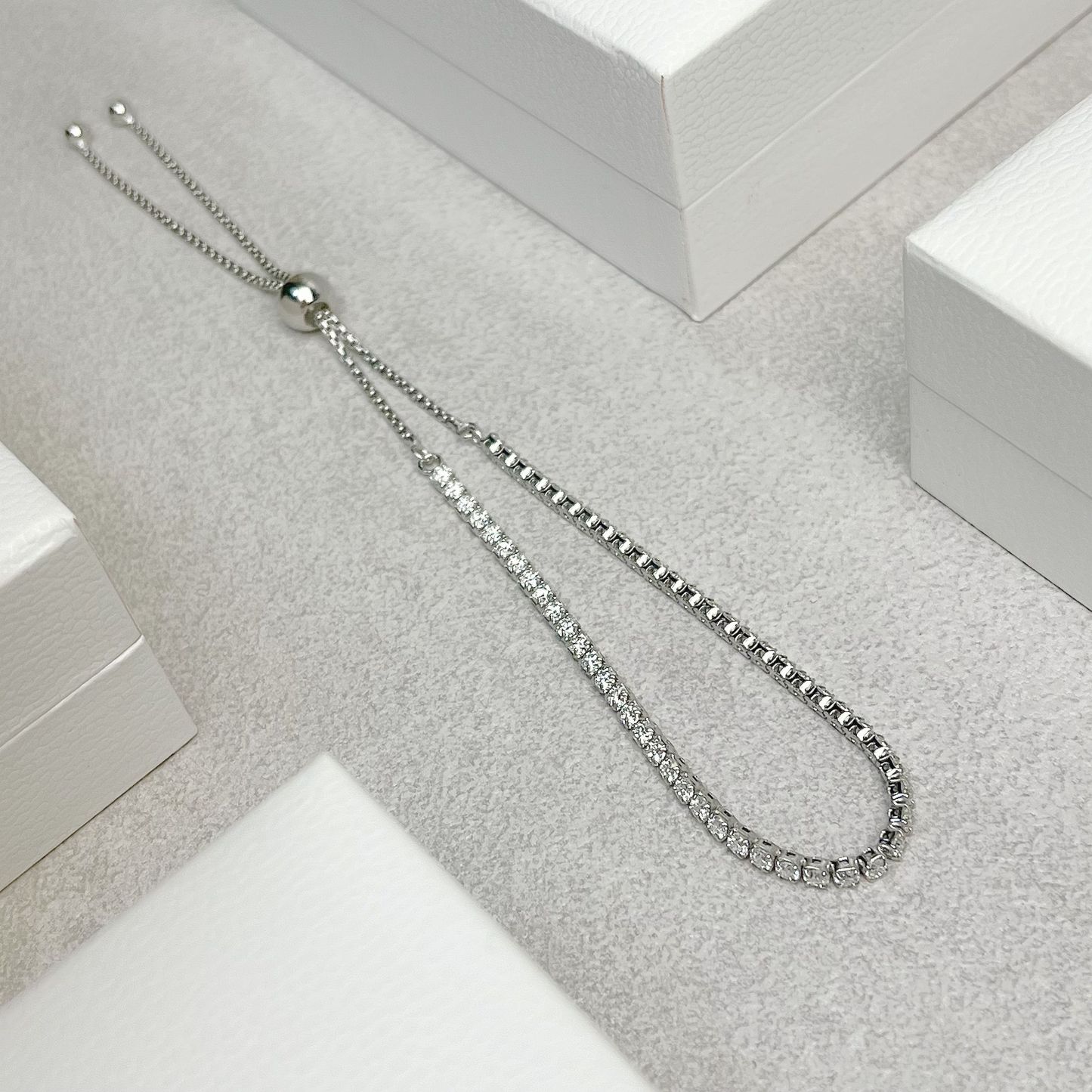 Row Diamond Women’s Bracelet