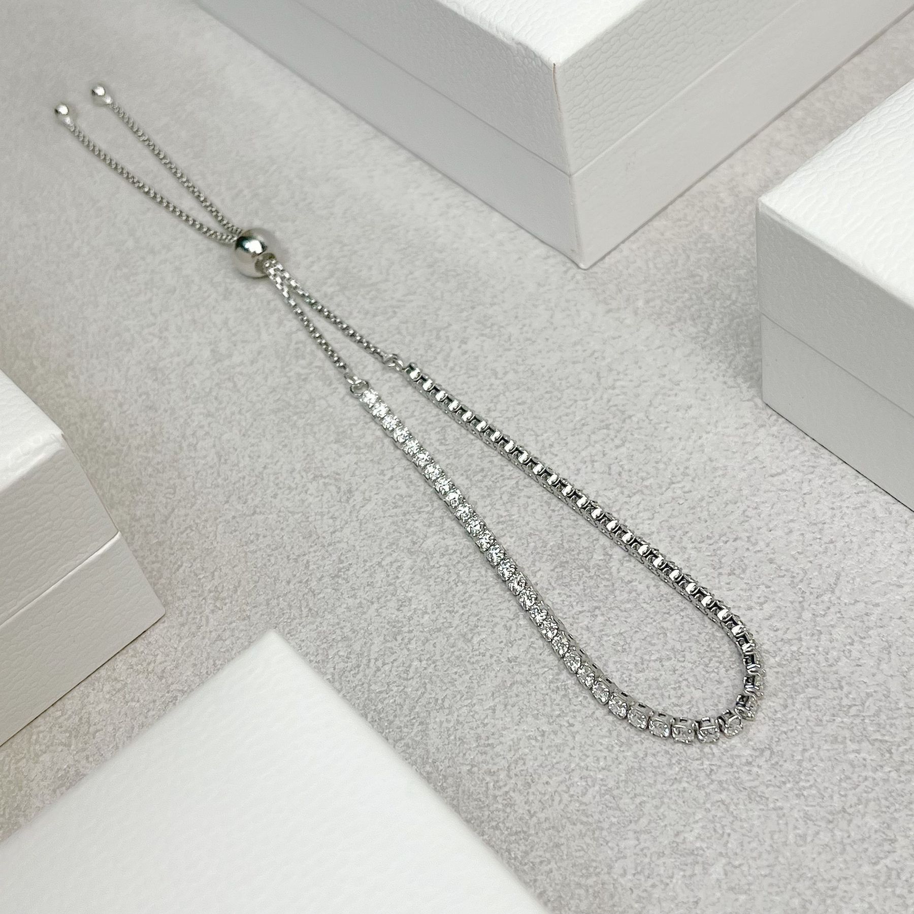 Row Diamond Women’s Bracelet