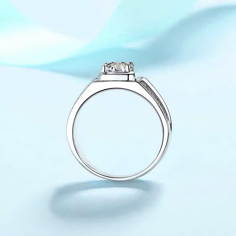 Starlight Moissanite Men’s Ring