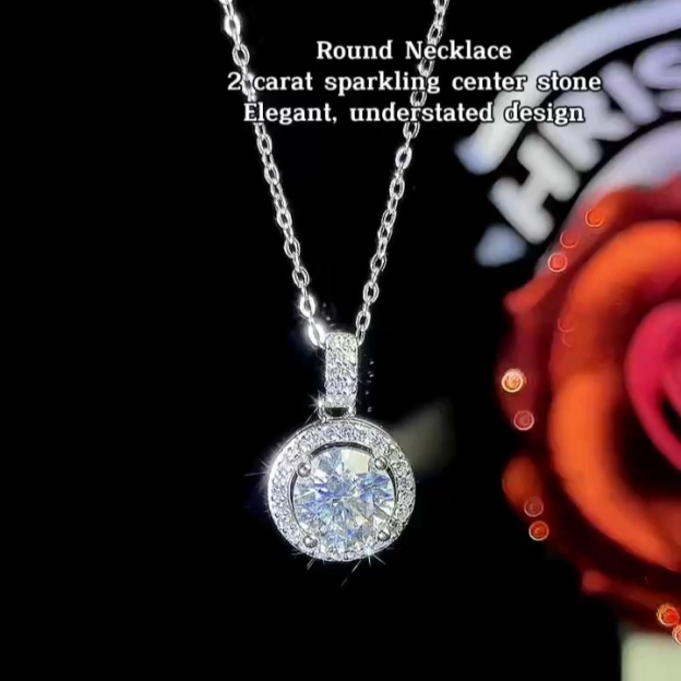  Round Pendant Women's Necklace