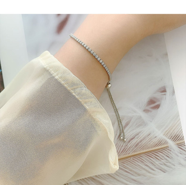 Row Diamond Women’s Bracelet