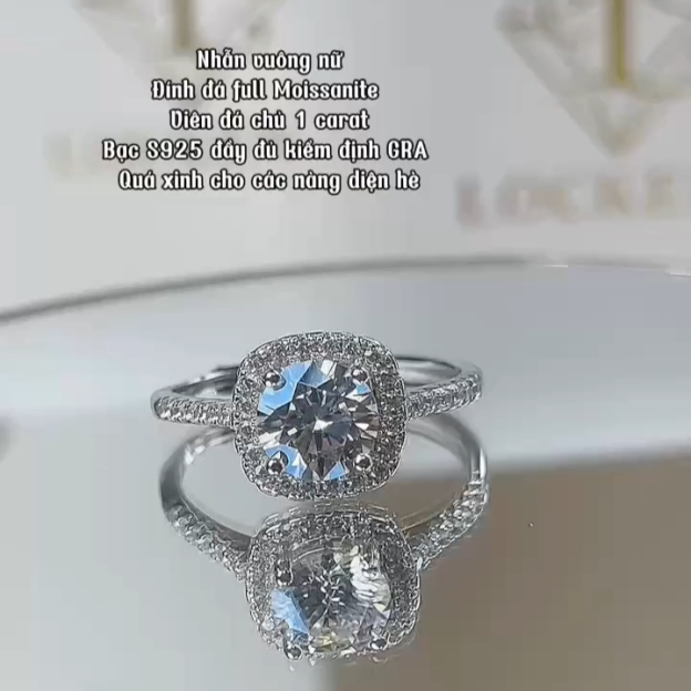 Square Design Simple Women’s Ring