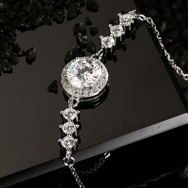 Simple Round Bag Bracelet for Women